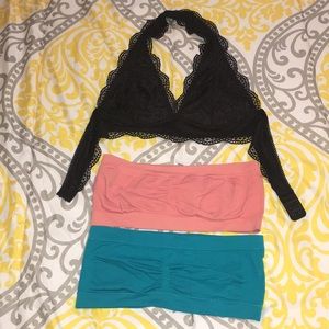 Bralette and bandeau bundle